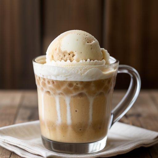Coffee Punch With Ice Cream Floats recipe image