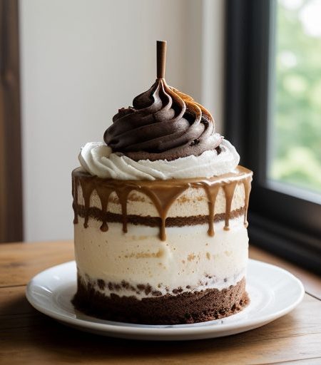 Coffee-Toffee Ice Cream Cake * recipe image