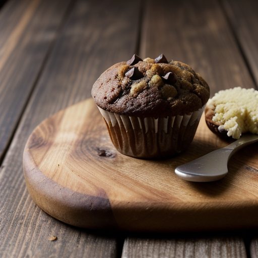 Coffee Walnut Chocolate Chip Muffins recipe image