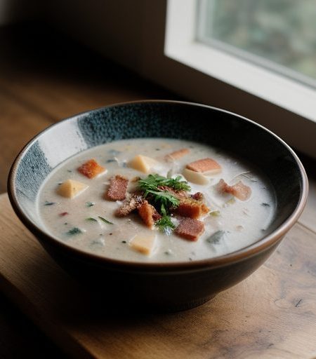 Cohasset Seafood Chowder - Bon Appetit recipe image