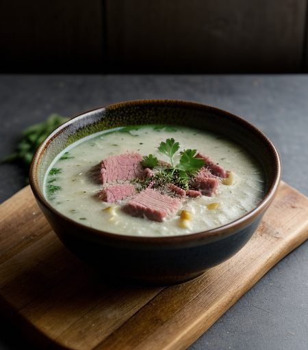 Colcannon & Corned Beef Soup recipe image