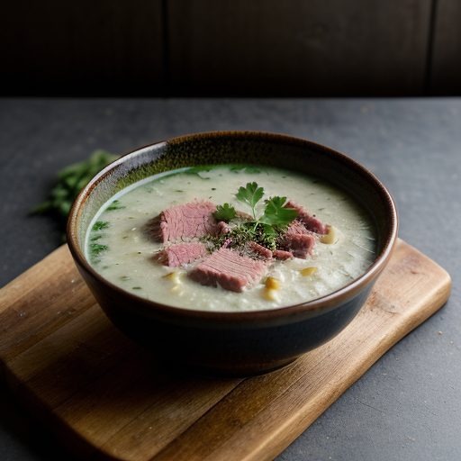 Colcannon & Corned Beef Soup recipe image
