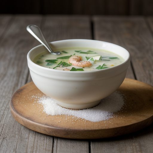 Cold Buttermilk and Shrimp Soup recipe image