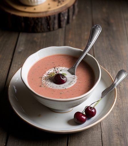 Cold Cherry Soup- Meggy Leves Tspn00 B recipe image