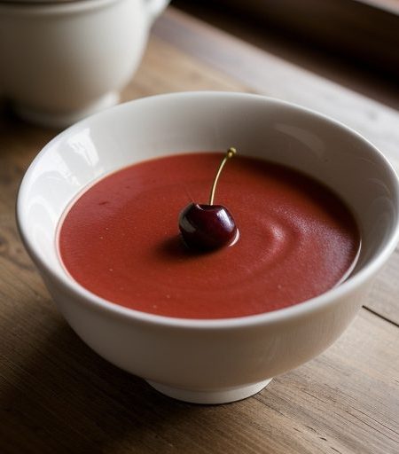 Cold Cherry Soup recipe image