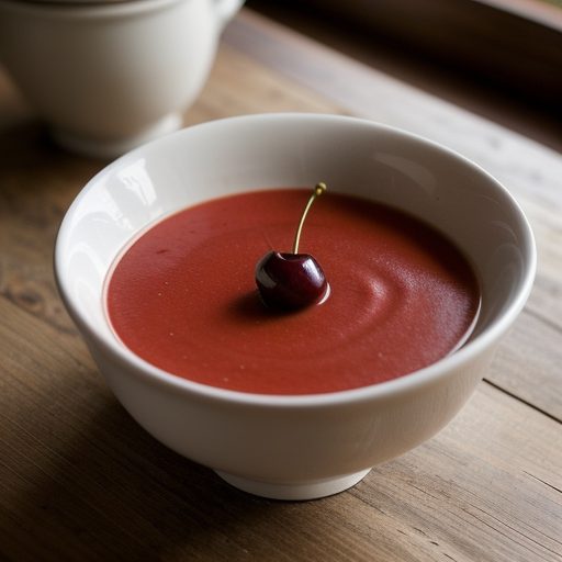 Cold Cherry Soup recipe image