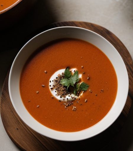 Cold Corn & Tomato Soup recipe image