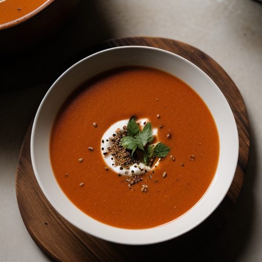 Cold Corn & Tomato Soup recipe image