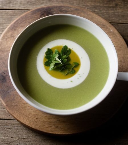 Cold Cream of Watercress & Apple Soup recipe image