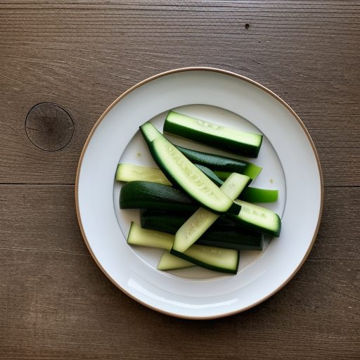 Cold Cucumbers With Garlic (Leng Qing Gua recipe image
