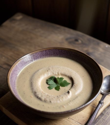 Cold Curried Cream of Eggplant Soup recipe image