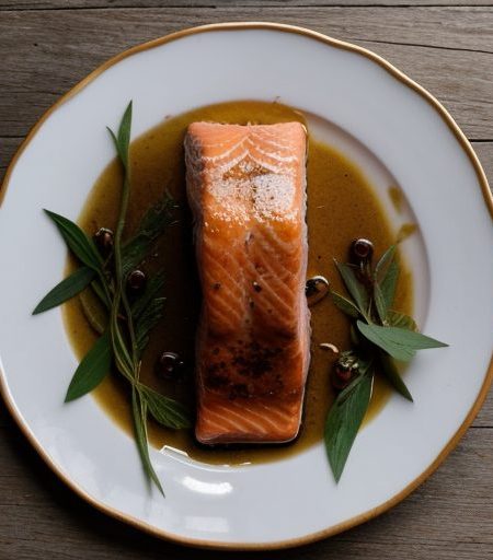 Cold Glazed Salmon recipe image
