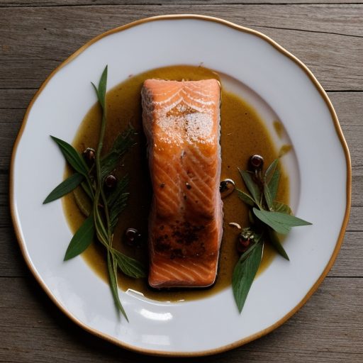 Cold Glazed Salmon recipe image