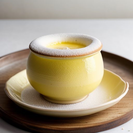 Cold Lemon Souffl recipe image