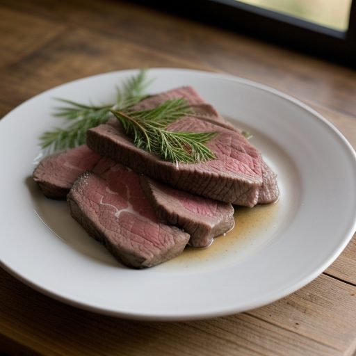 Cold Marinated Beef Slices recipe image