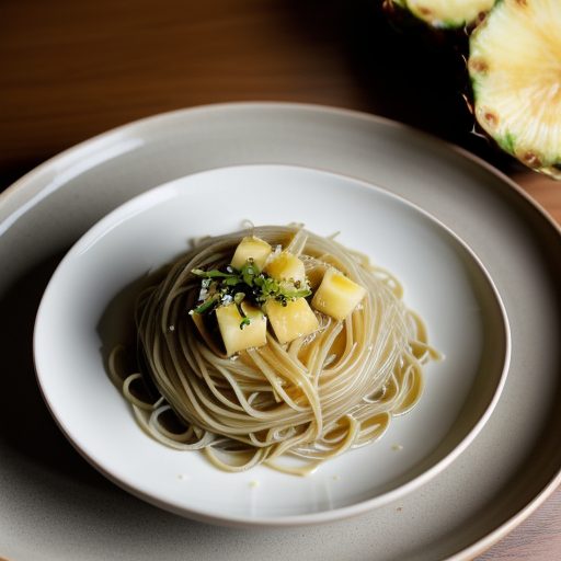 Cold Noodles With Pineapple recipe image