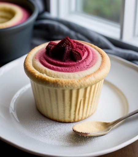Cold Rhubarb Souffle recipe image