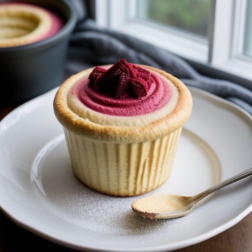 Cold Rhubarb Souffle recipe image
