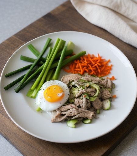 Cold Shredded Vegetables With Chicken recipe image