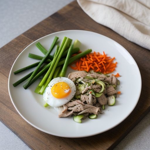 Cold Shredded Vegetables With Chicken recipe image