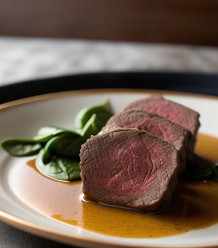 Cold Spinach-Stuffed Beef Tenderloin recipe image