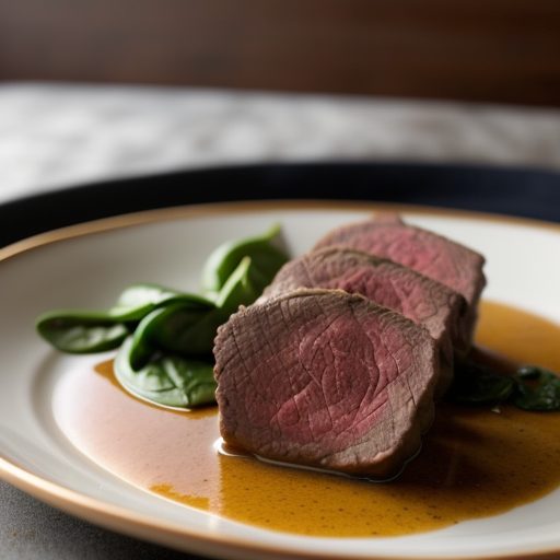 Cold Spinach-Stuffed Beef Tenderloin recipe image