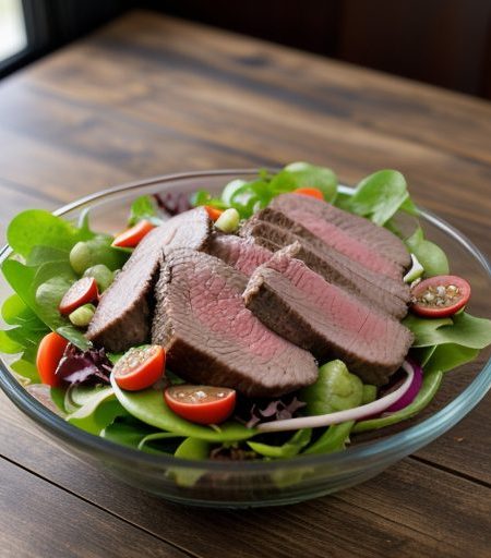 Cold Steak Salad recipe image