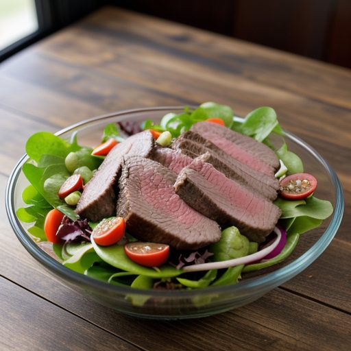 Cold Steak Salad recipe image