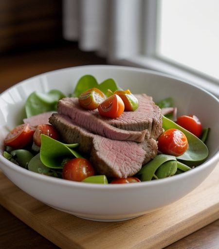 Cold Steak Salad recipe image