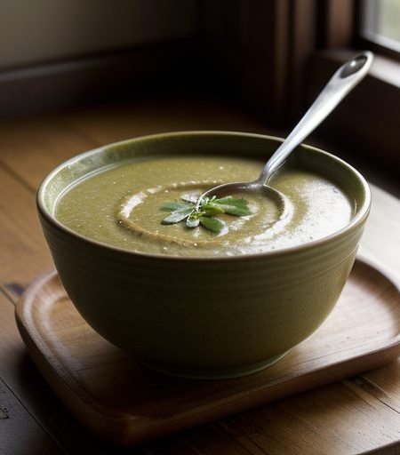 Cold Tomatillo Soup recipe image