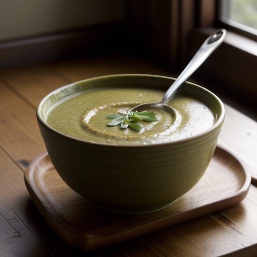 Cold Tomatillo Soup recipe image