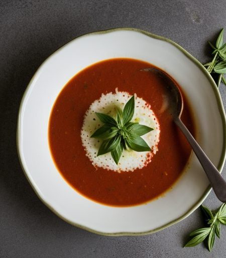 Cold Tuscan Tomato Soup recipe image