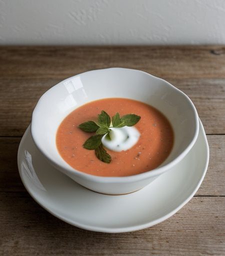 Cold Yogurt Gazpacho recipe image