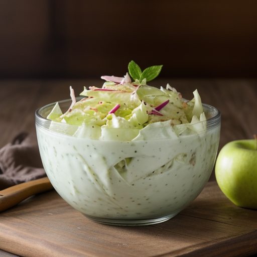 Coleslaw With Green Apples recipe image