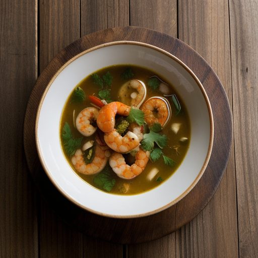 Com Yam Gung (Thai Shrimp Soup recipe image