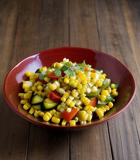 Composed California Corn Salad recipe image