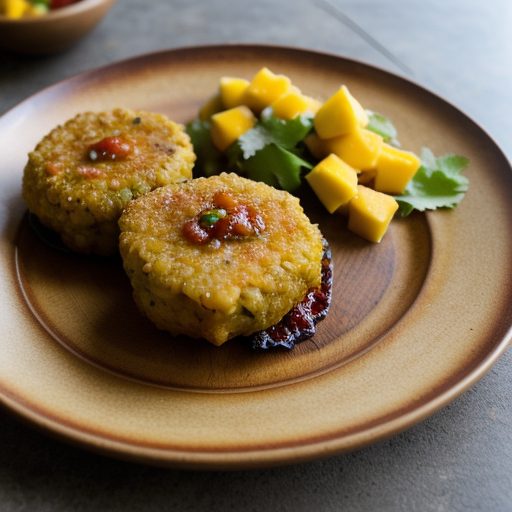Conch Fritters With Mango Chutney recipe image