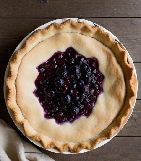 Concord Grape Pie recipe image