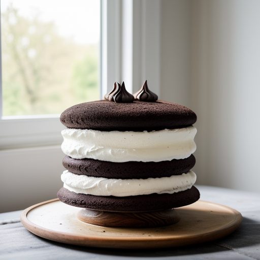 Concorde (Chocolate Meringue Cake W/ Choc. Moussse recipe image