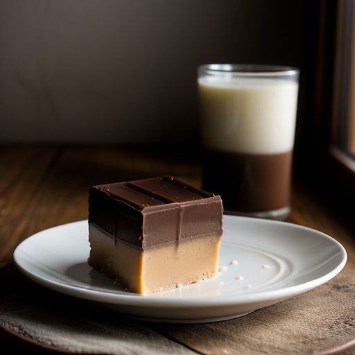 Condensed Milk Chocolate Syrup Fudge recipe image