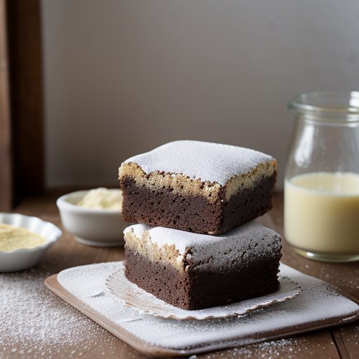 Confectioners Sugar Brownies recipe image