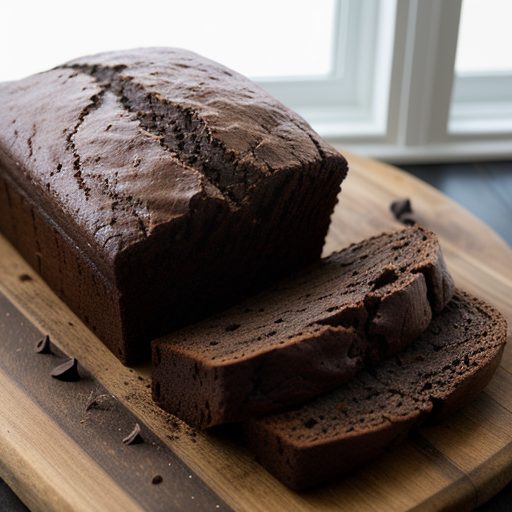 Connie's Super Chocolate Chocolate Bread recipe image