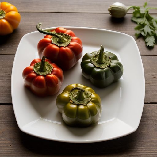 Continental Stuffed Green Peppers recipe image