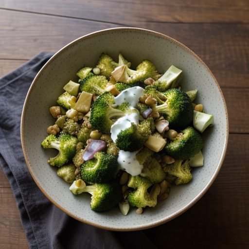 Cooked Cauliflower Broccoli Salad recipe image