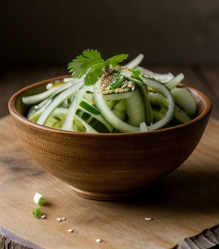 Cooked Cucumber Salad - Oi Bok Kum Na Mool recipe image