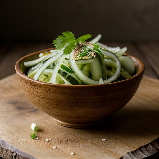 Cooked Cucumber Salad - Oi Bok Kum Na Mool recipe image
