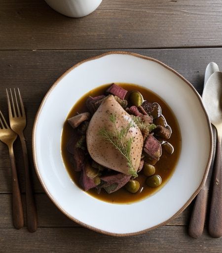 Coq Au Vin (Chicken in Wine #1 recipe image