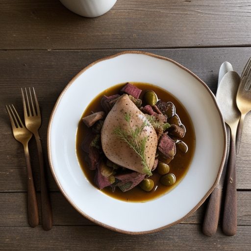 Coq Au Vin (Chicken in Wine #1 recipe image