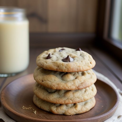Coral Chocolate Chip Cookies recipe image