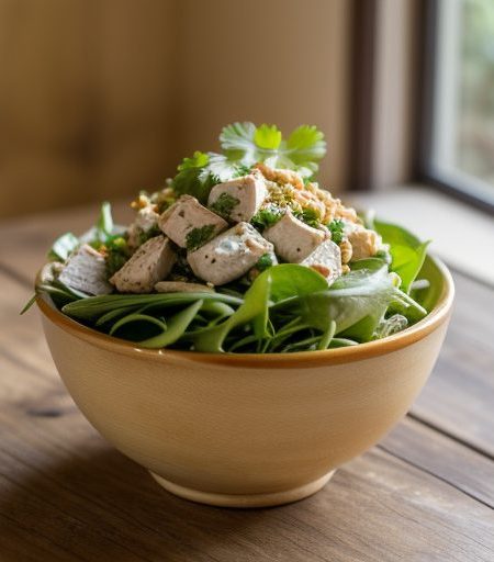 Coriander Chicken Salad recipe image